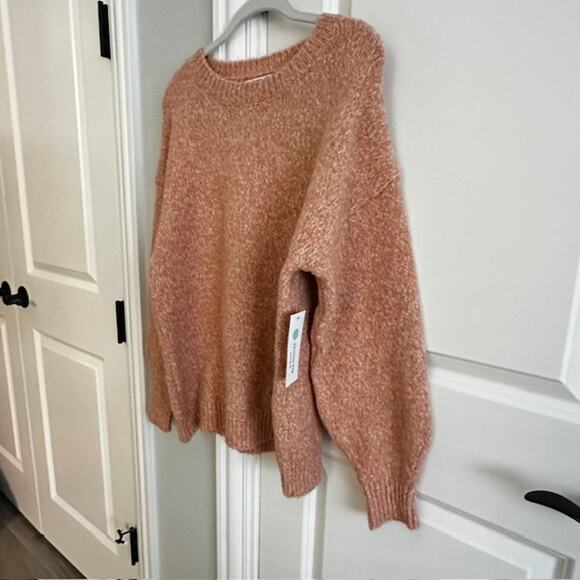 Pink Clover Stitch Fix NWT Long Sleeve Crewneck Sweater Medium Pink - Picture 4 of 10